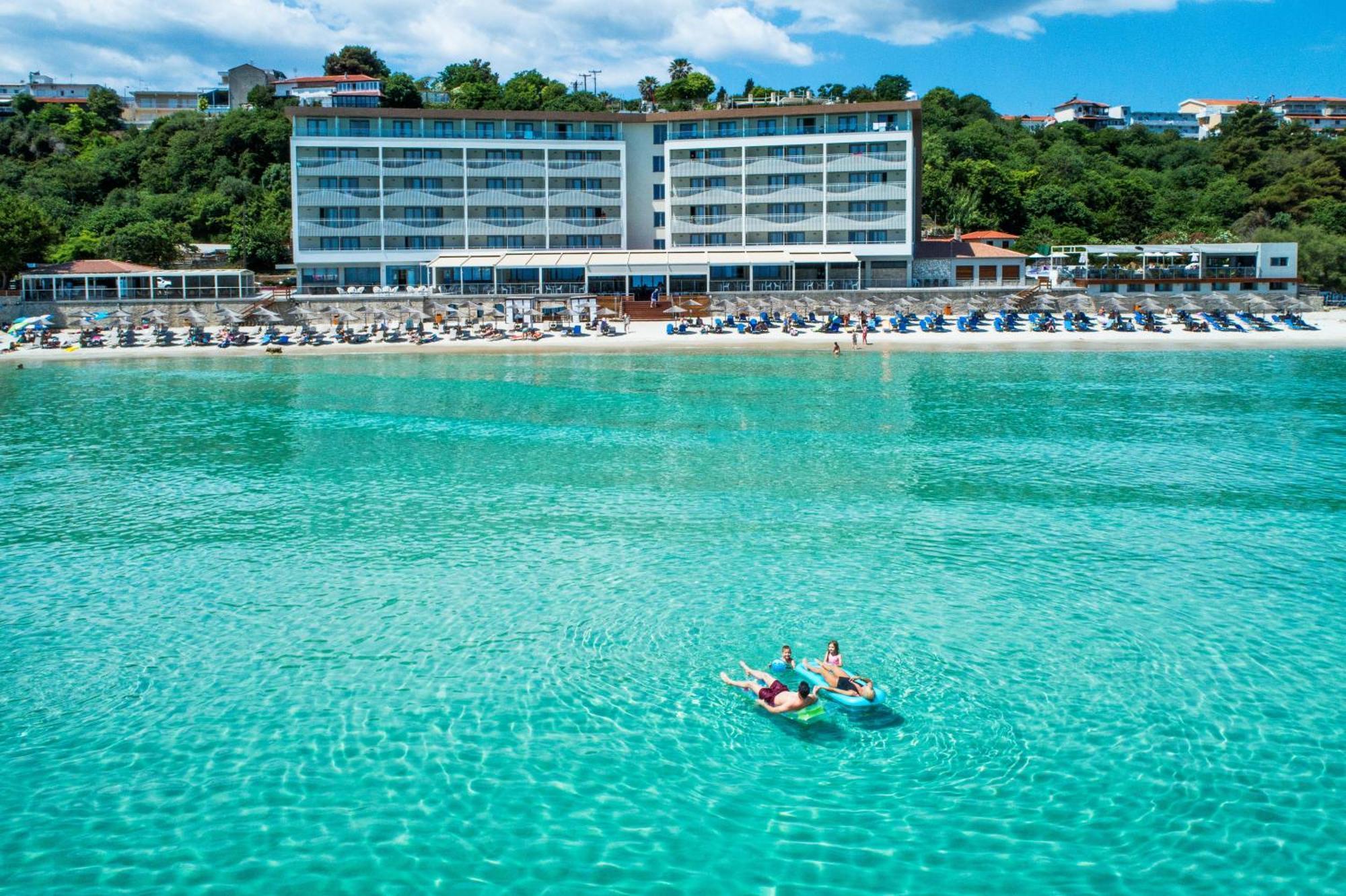 Ammon Zeus Luxury Beach Hotel Kallithea  Exterior foto