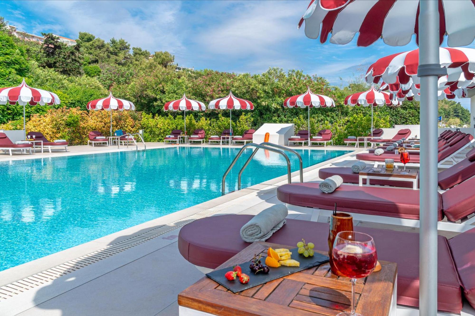 Ammon Zeus Luxury Beach Hotel Kallithea  Exterior foto
