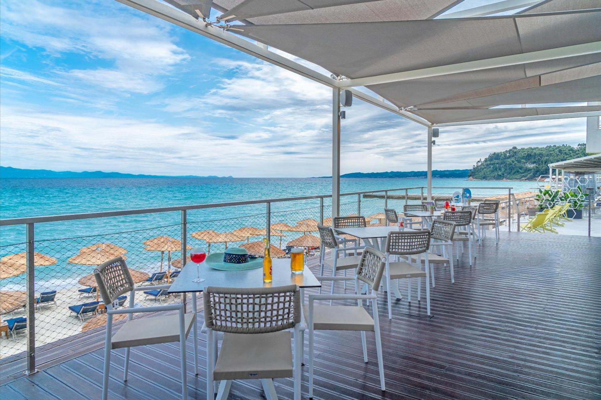 Ammon Zeus Luxury Beach Hotel Kallithea  Exterior foto