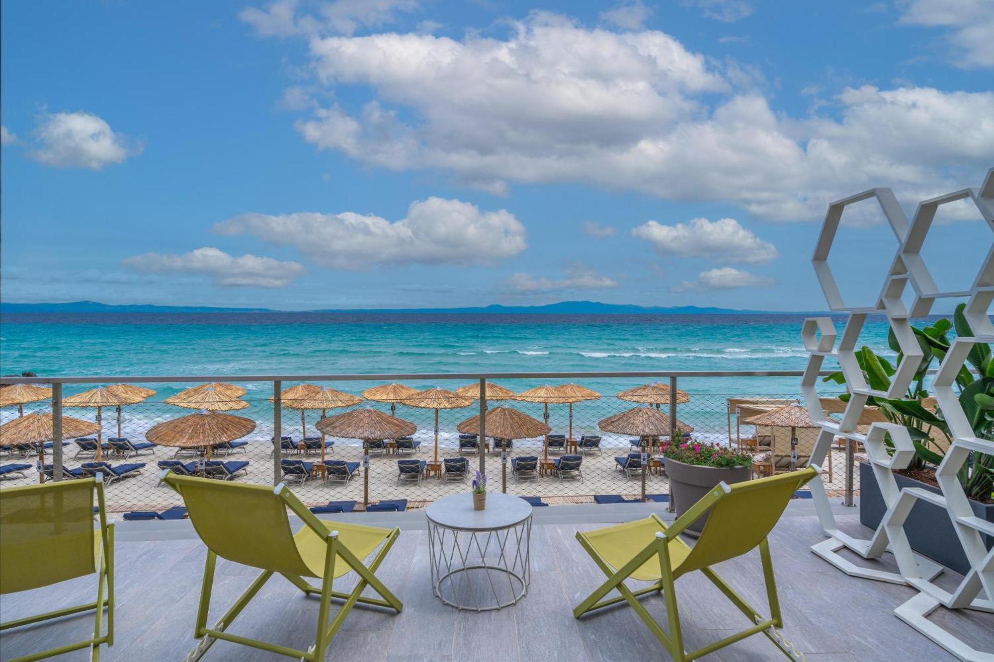 Ammon Zeus Luxury Beach Hotel Kallithea  Exterior foto