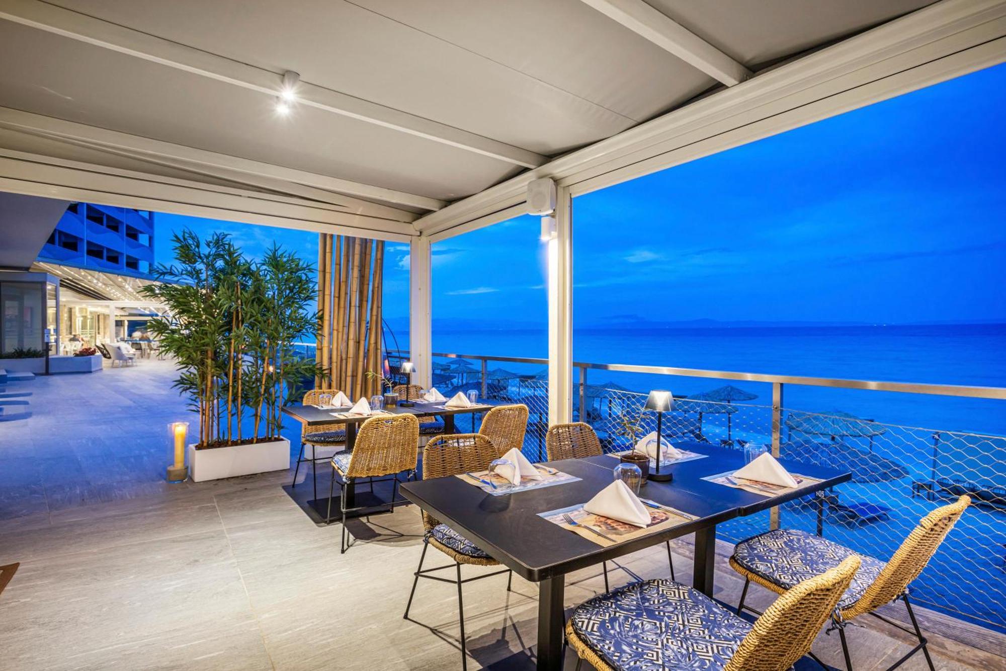 Ammon Zeus Luxury Beach Hotel Kallithea  Exterior foto