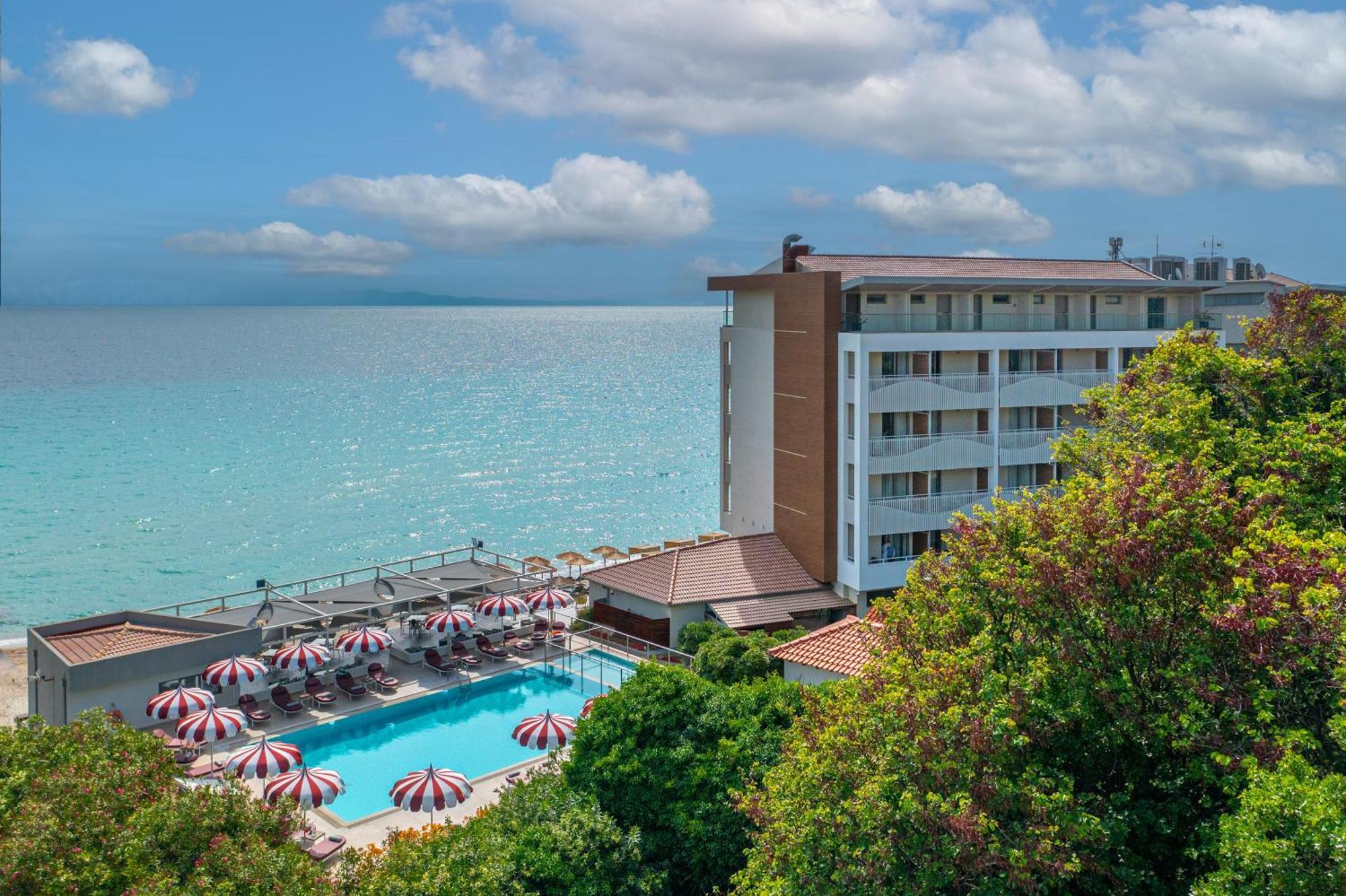 Ammon Zeus Luxury Beach Hotel Kallithea  Exterior foto