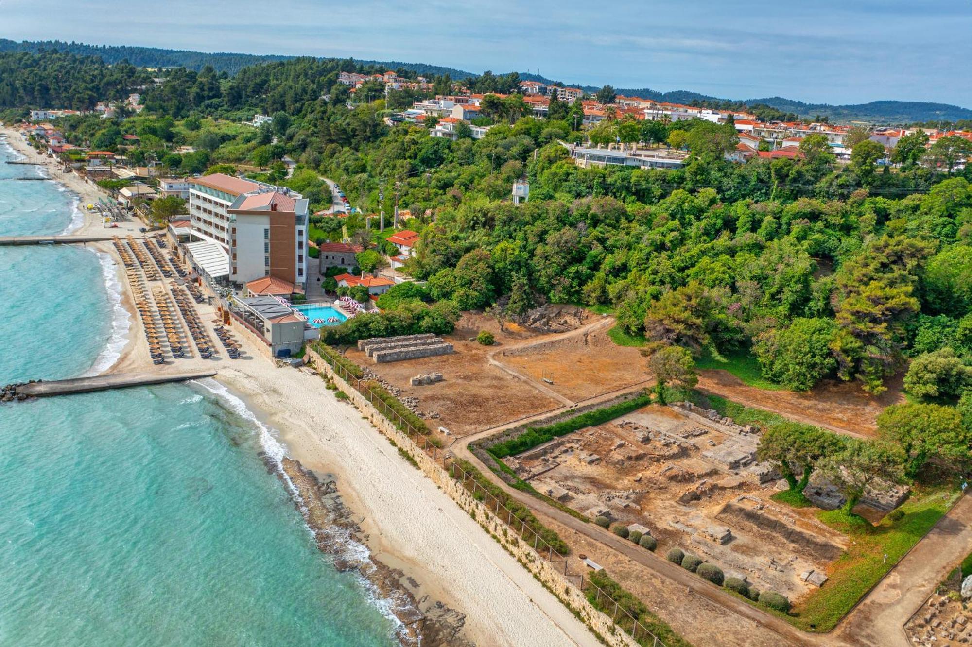 Ammon Zeus Luxury Beach Hotel Kallithea  Exterior foto
