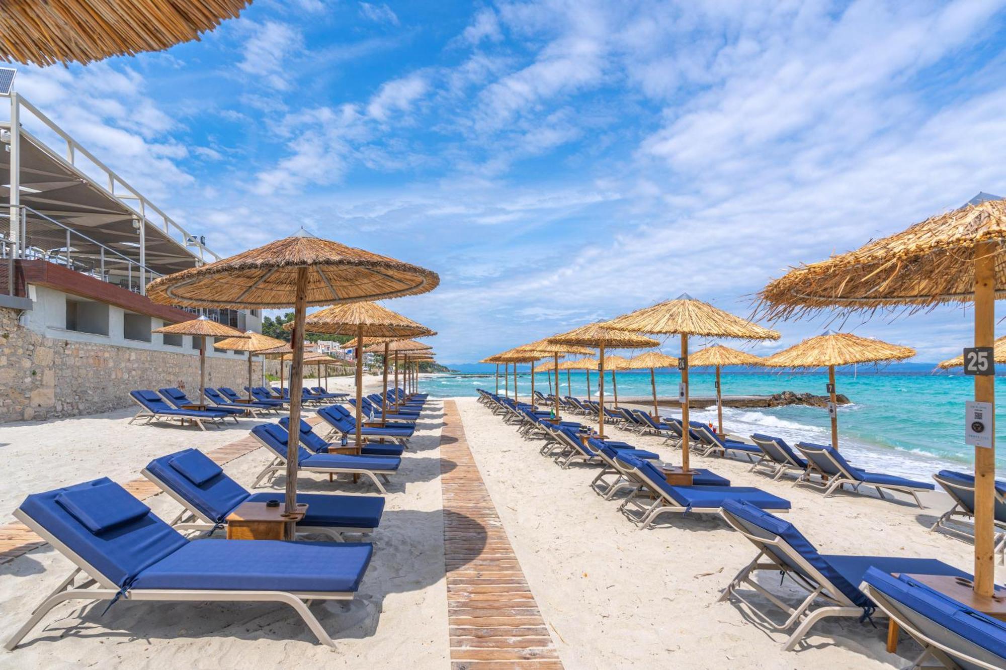 Ammon Zeus Luxury Beach Hotel Kallithea  Exterior foto