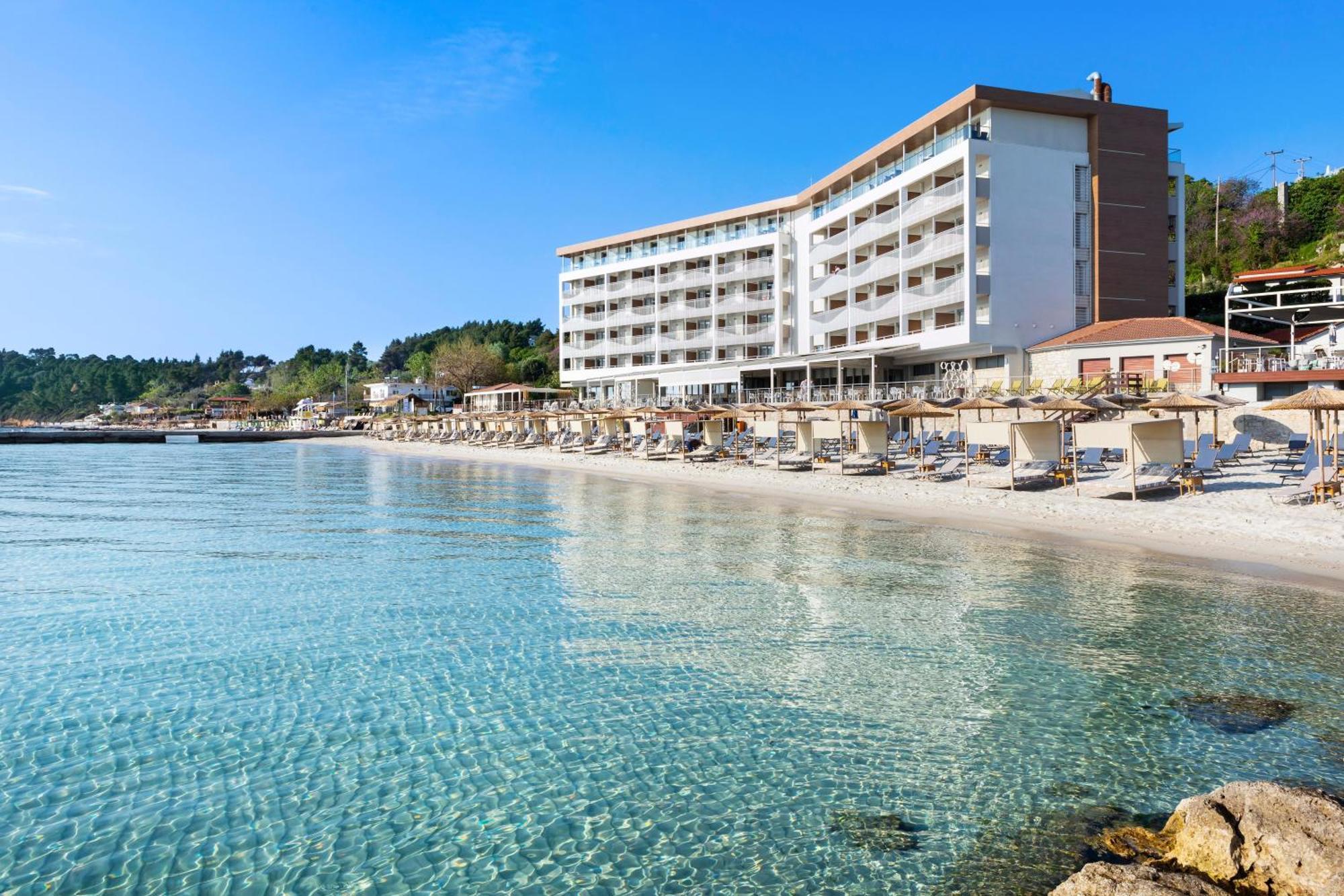 Ammon Zeus Luxury Beach Hotel Kallithea  Exterior foto